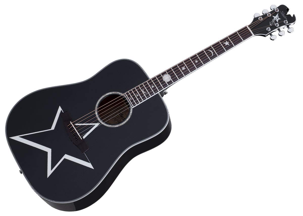 Amazon | Schecter Robert Smith RS-1000 Busker Acoustic - ブラック